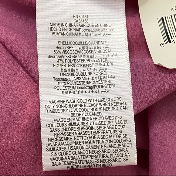 BCBGMAXAZRIA Kathryne Women's Size 4 Poppy Bow Dress $298 - Picture 14 of 15